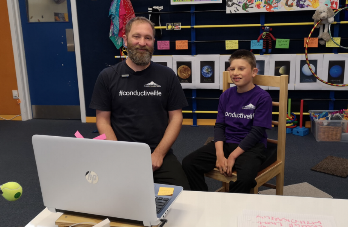 Conductive Education Taranaki – inspired a chance meeting with Craig and Zak