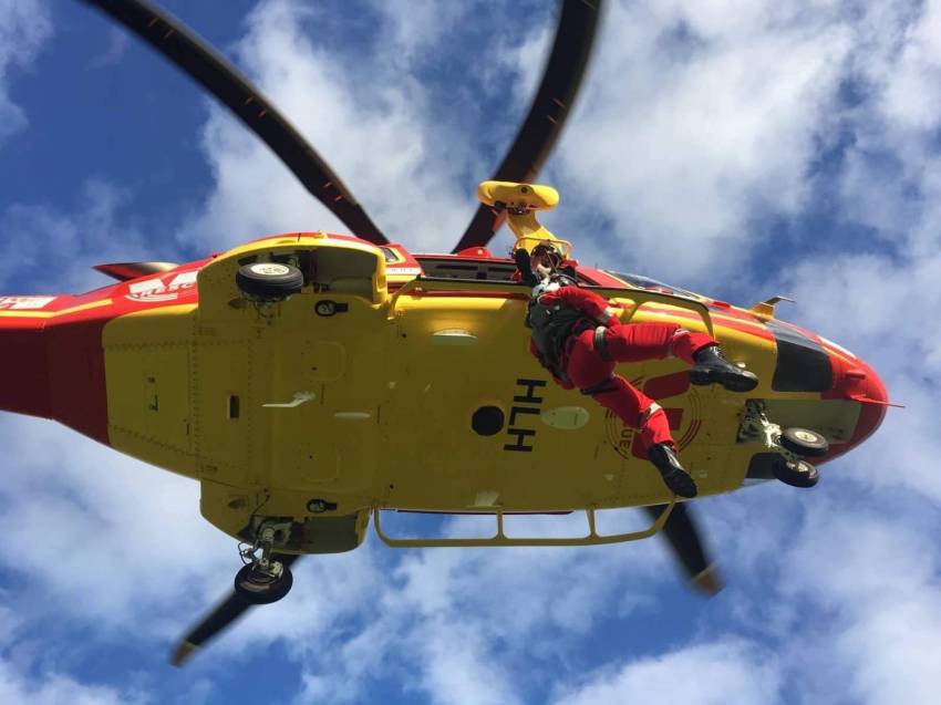 Adding some lift to the Westpac Rescue Helicopter